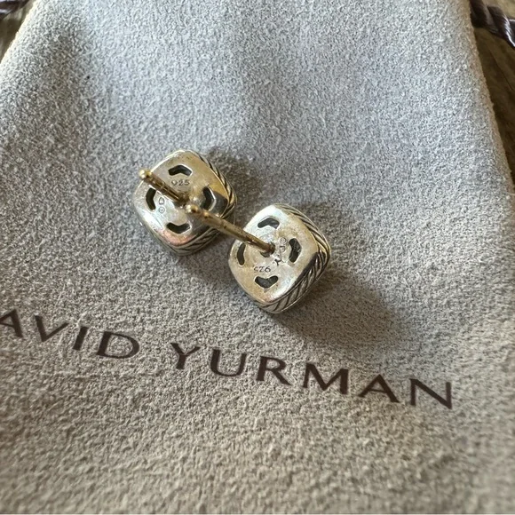 * DAVID YURMAN Stud Earrings and necklace set * - Picture 5 of 10